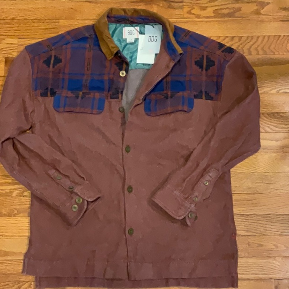 BNWT Urban Outfitters x BDG Flannel Jacket - Size Small